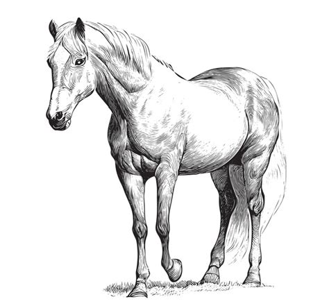 Drawing Realistic Horse Royalty-Free Images, Stock Photos & Pictures | Shutterstock