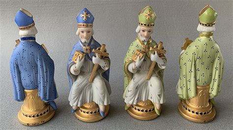 Cybis Porcelain Chess Set - www.chessantiques.com