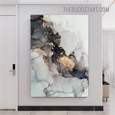 Grey Marble Pattern - thebudgetart.com