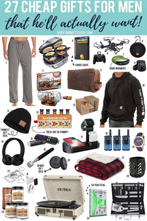 Cheap Gifts for Men in 2019 | Happy Money Saver