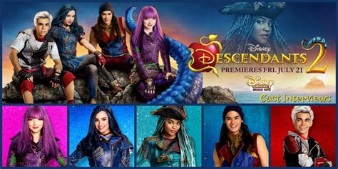 Descendants 2 Cast Interview airing July 21st on Disney Channel