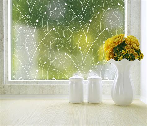 Willow Patterned Privacy Window Film | Modern Window Film