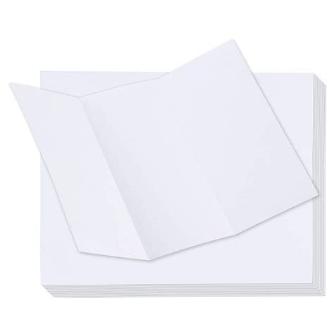 Tri-Fold Brochure Paper - 100-Pack Trifold Pamphlet Flyer Paper for Inkjet and Laser Printers ...