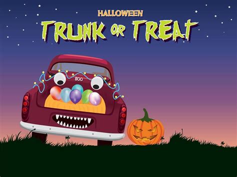 Halloween Trunk or Treat on illustration graphic vector 3339188 Vector Art at Vecteezy