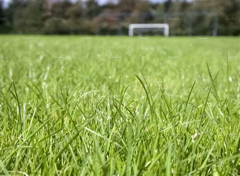 Soccer field containing soccer, depth of field, and grass | Sports & Recreation Stock Photos ...