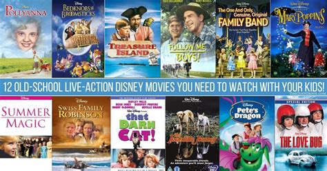 12 Old-School Live-Action Disney Movies You Need To Watch With Your Kids! ⋆ The Quiet Grove