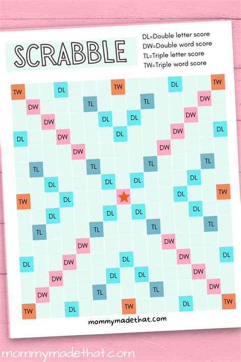 Printable Scrabble Board (Grab the Free Game!)