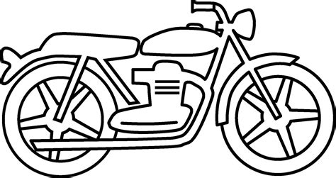 Motorcycle Simple Drawing at GetDrawings | Free download