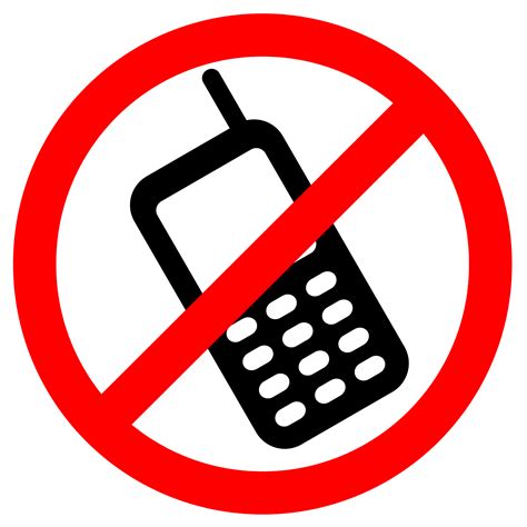 No Cell Phone Use Sign Clipart Cartoons By Vectortoons | Images and Photos finder