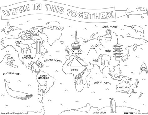 Australian Map Coloring Page