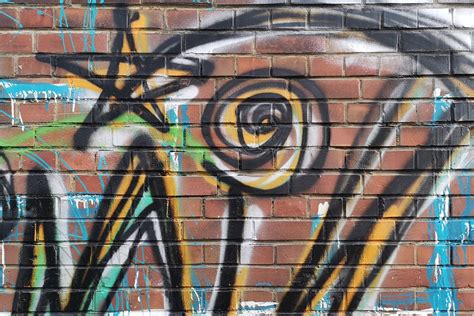 Free stock photo of brick wall, detail, graffiti