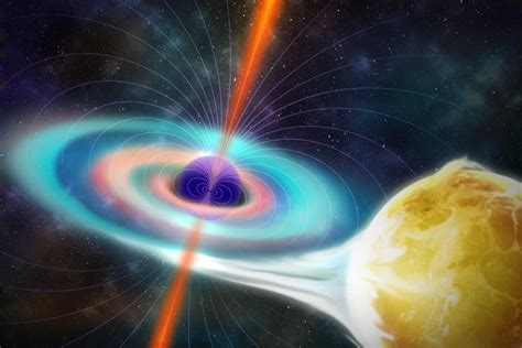 Black hole with very weak magnetic field baffles scientists