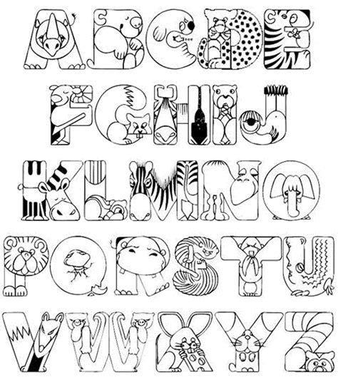 Alphabet Coloring Pages A-z Free - George Mitchell's Coloring Pages