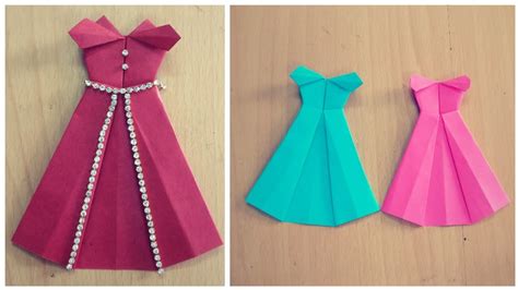 How To Make Paper Dress, Origami Disney Princess Dress, DIY, Paper Craft