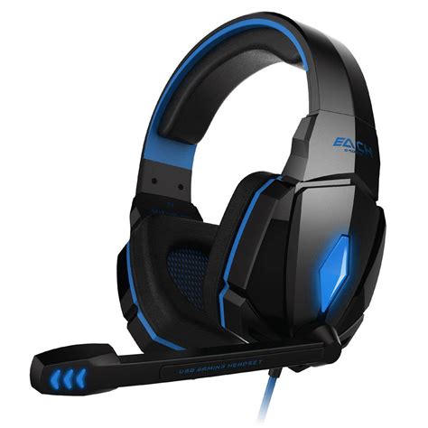 EACH G4000 Gaming Game Headset Headband Headphone USB 3.5mm with Mic For PC