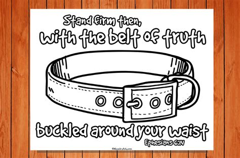 'Belt of Truth' Printable • MinistryArk