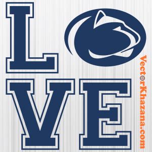 Penn State Nittany Lions Love SVG | Penn State Nittany Lions PNG Digital download