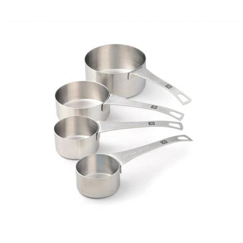 Set of 4 Stainless Steel Measuring Cups - Boutique RICARDO