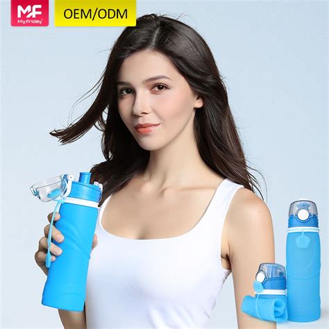 Silicone water bottle, Reusable Leak Proof Foldable water bottle|Silicone water bottle