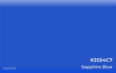 Sapphire Blue Color | ArtyClick