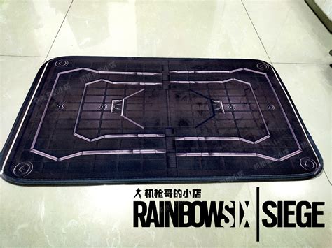 Tom Clancy's Rainbow Six DIY Frost Welcome Carpet Mat R6 Blanket 80*50CM | eBay