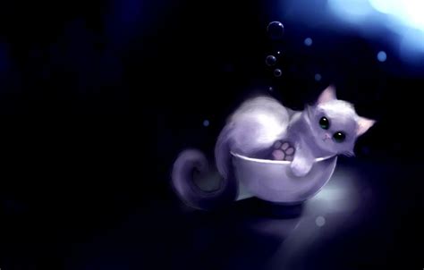 Evil Anime Cat Wallpaper