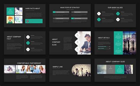 business presentation template for PowerPoint presentation