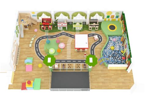 2020 Hottest Mini Town Kids Indoor Play Space Design and Furniture Supply | Indoor play areas ...