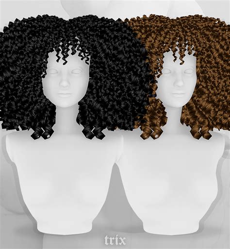 Sims 4 child hair curly black hair cc - retsmarts