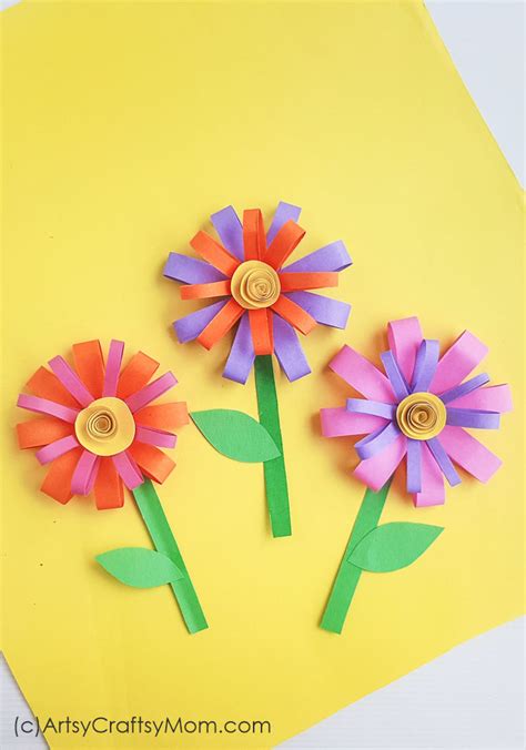 Paper Flower Craft for Summer