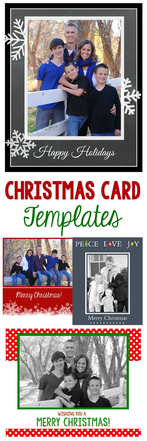 8 Christmas Card Photo Template - Perfect Template Ideas