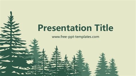 Forest PowerPoint Template