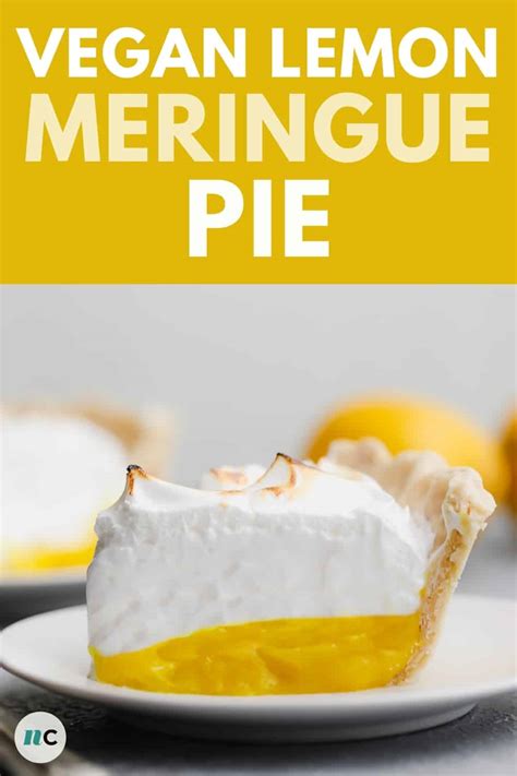 Vegan Lemon Meringue Pie - Nora Cooks