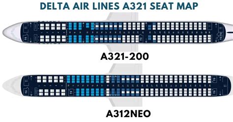 Airbus A321 Seat Map With Airline Configuration