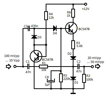 Audio Compressor Circuit Diagram - Limiter - Pinout and pin description of lm386 audio amplifier ...