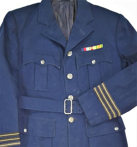 NAMED WW2 ROYAL AUSTRALIAN AIR FORCE UNIFORM JACKET WITH PATCHES & BADGES RAAF | JB Military ...