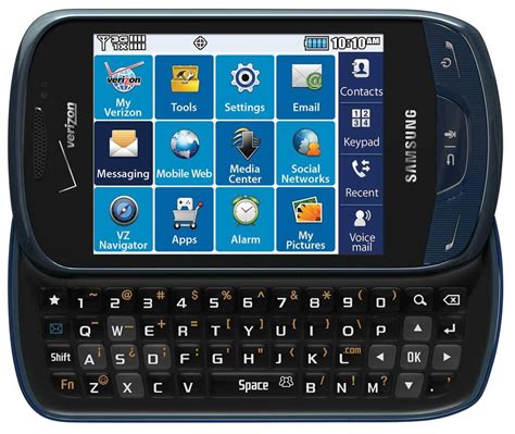 Samsung Brightside U380 (Verizon & Page Plus) QWERTY Keyboard Phone - Black/Blue | eBay