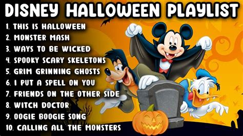 Disney Halloween Songs Playlist Disney Halloween Music Mix - Uohere