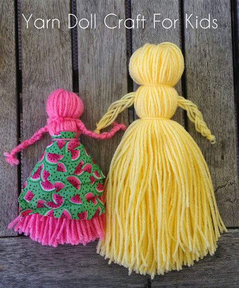 How To Make A Yarn Doll - Easy Yarn Doll Tutorial | Yarn dolls, Yarn diy, Diy yarn crafts