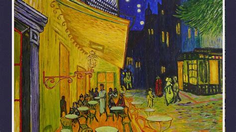 Vincent Van Gogh Cafe Terrace At Night Wallpaper