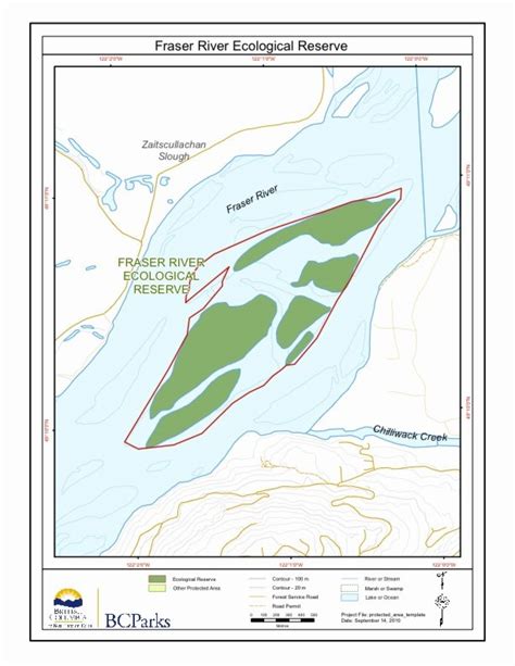 Fraser River Islands BC Parks Map - Friends of Ecological Reserves