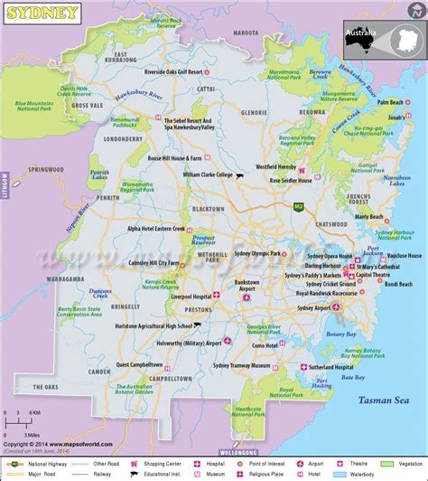 √ National Parks Nsw Map