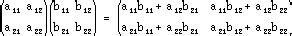 2x2 Matrix Multiplication Calculator