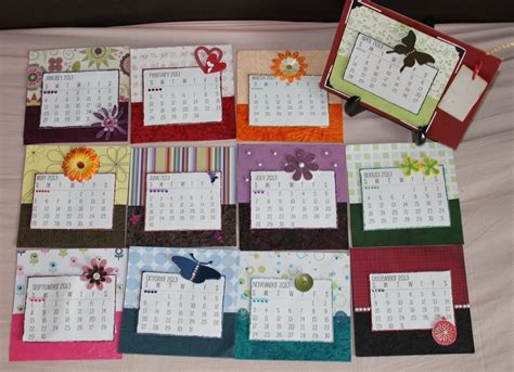 Handmade Calendars | Paper Fantasees - The Craft Blog: Handmade Calendar 2013 | Handmade paper ...