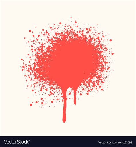 Red spray paint texture background for graffiti Vector Image