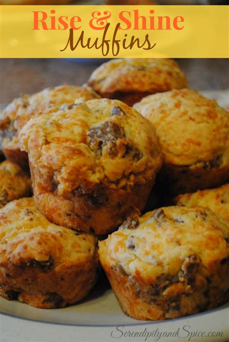 Rise and Shine Breakfast Muffins Recipe - Sausage Egg and Cheese Muffins