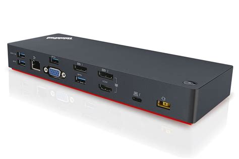 Docking station Lenovo ThinkPad Thunderbolt 3 Dock - 40AC0135EU pentru X1 Yoga 2nd gen, X1 ...