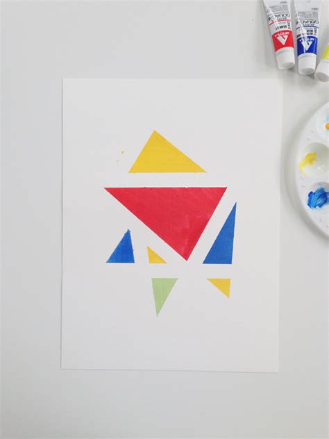 DIY | Easy Geometric Art - Squirrelly Minds