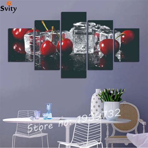 2016 New paintings for the kitchen fruit wall decor modern canvas art wall pictures for living ...