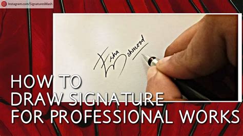 How To Draw A Signature - Warselection